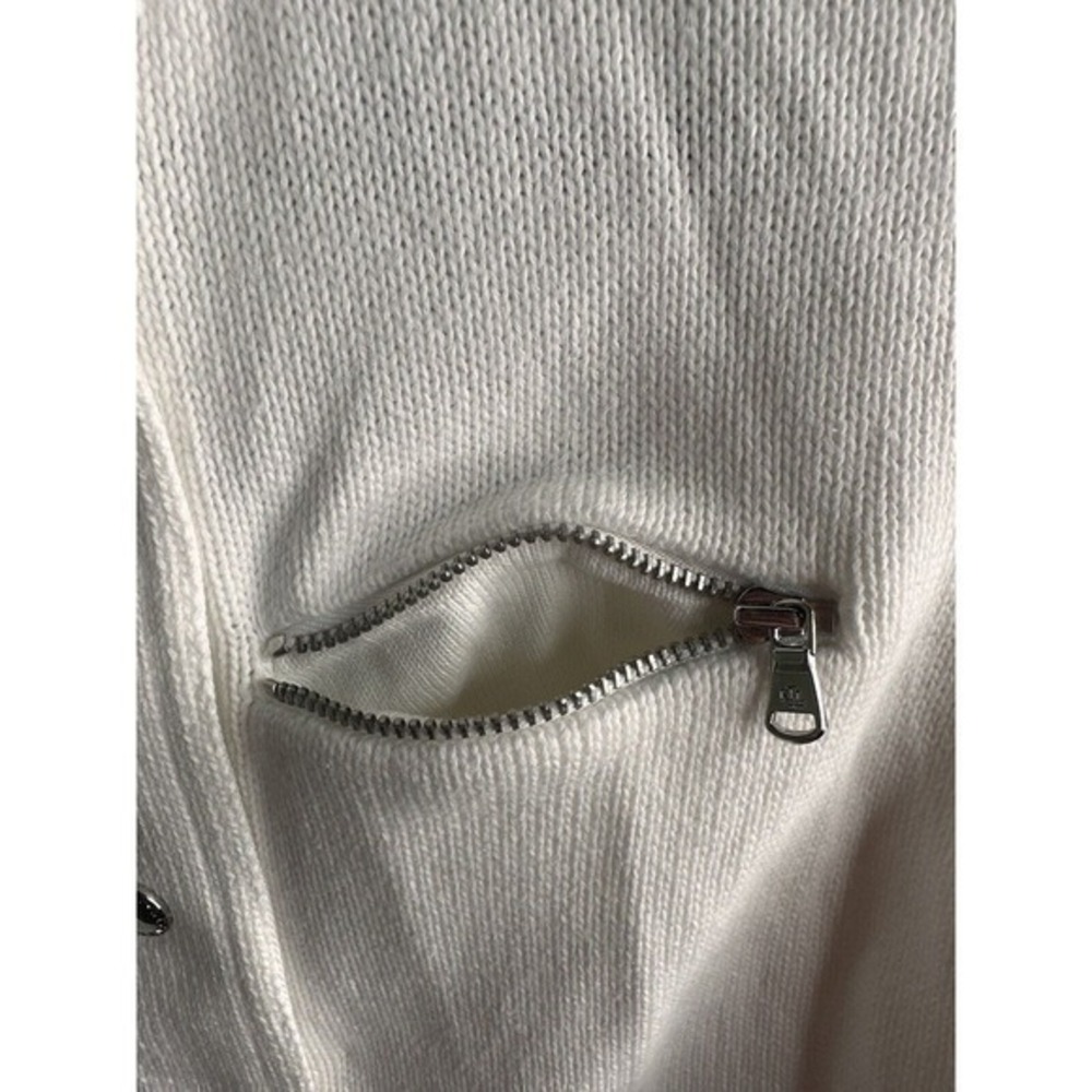 Lauren Ralph Lauren Petite Jacket Women's Size P/P White Button Down Zip Pocket - Picture 3 of 16